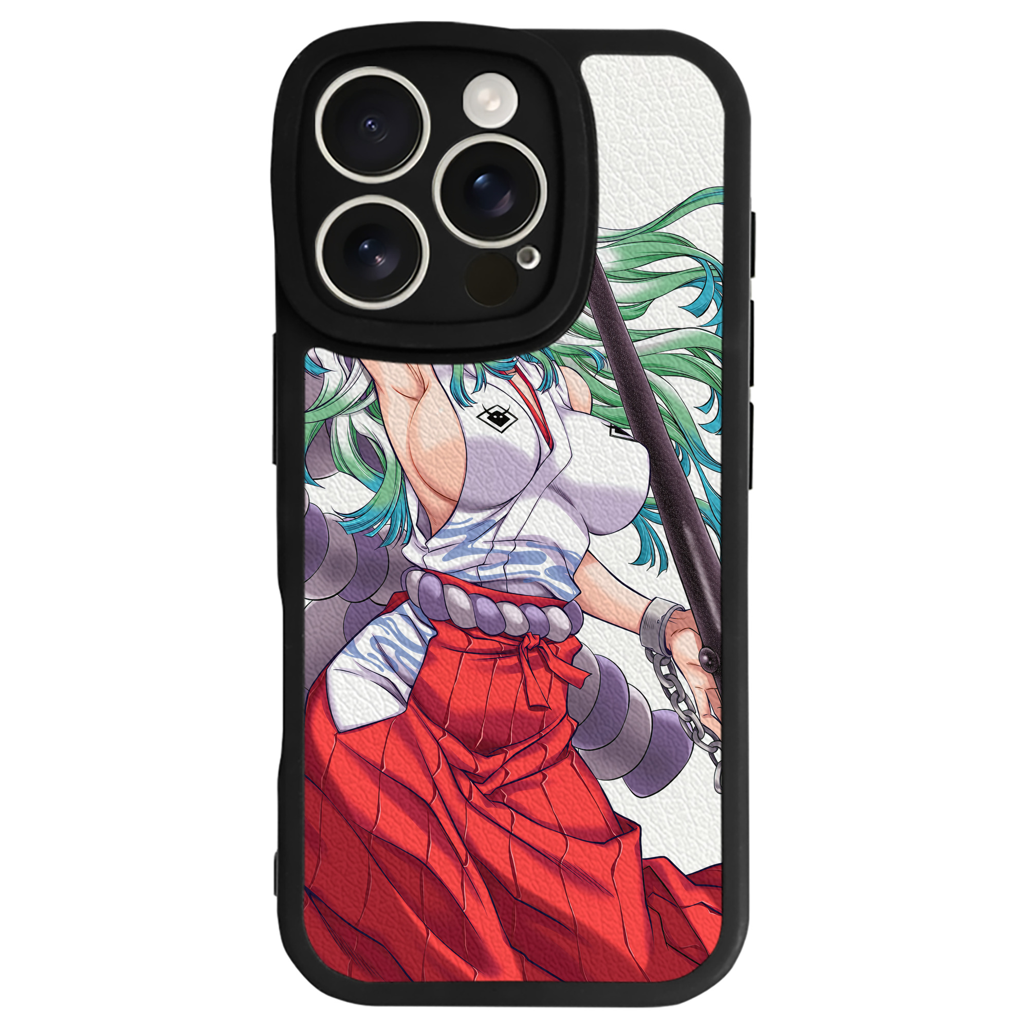 （画像用） ワンピース ONE PIECE 【iPhone 16シリーズ対応】シリコンスマホケース（レザー調） 材質：シリコン